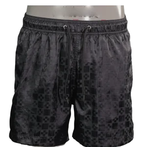 Black Satin Home Short - Style_085
