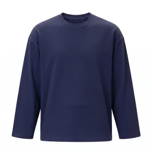 Heavyweight Dropped-Shoulder Long Sleeve T-Shirt - Style_004
