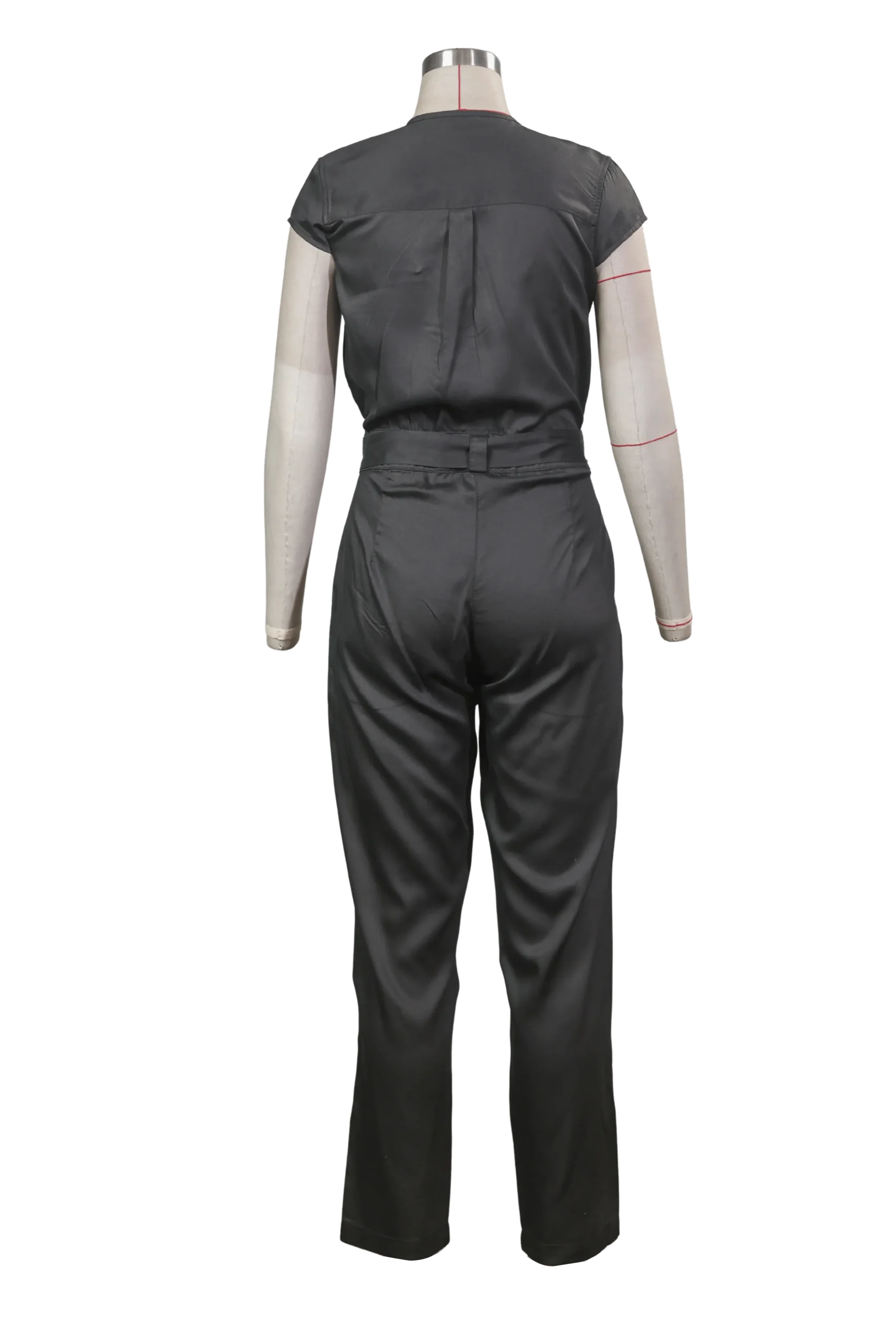 Black Top & Pant Lounge Set - Style_098