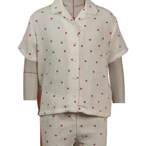Short Sleeve Pajama Short Set - Style_078