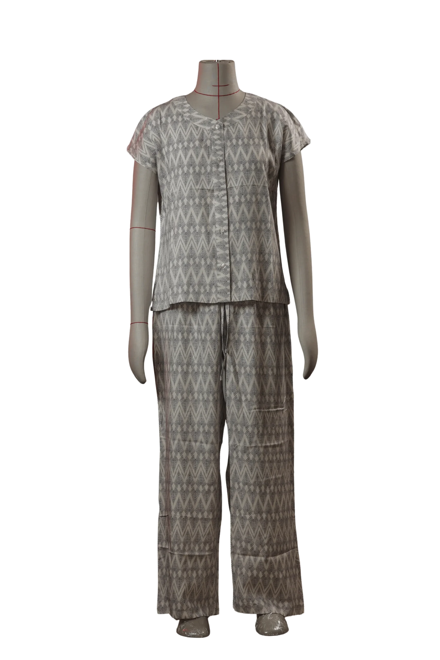 Printed Top & Pant Lounge Set - Style_111