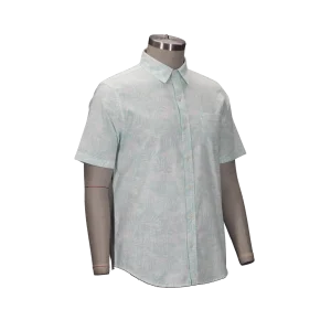 Short Sleeve Woven Shirt - Style_067